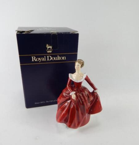 A Royal Doulton porcelain figure of Fragrance 1991