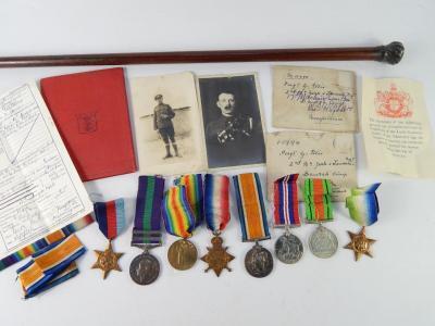 A collection of medals