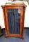 A Victorian walnut music cabinet