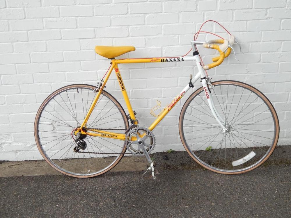 A Falcon Shimono Team Banana gentleman s racing bicycle