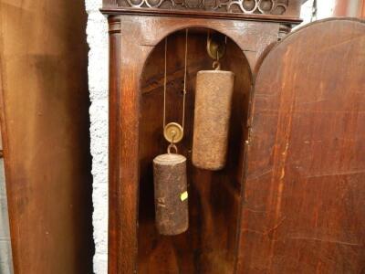 A late 18th/early 19thC longcase clock - 4