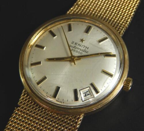 A Zenith 9ct gold gent's wristwatch