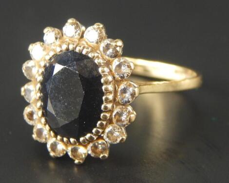 A 9ct gold dress ring