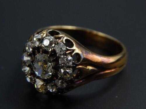 A diamond dress ring