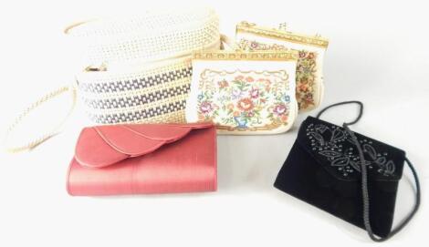 A quantity of decorative evening bags