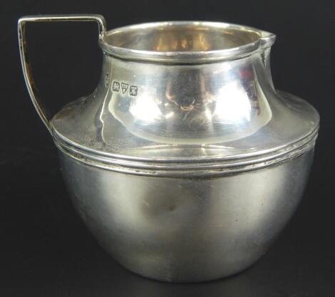 A George V small silver cream jug