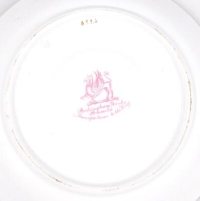 A 19thC Rockingham marked porcelain tea service - 14