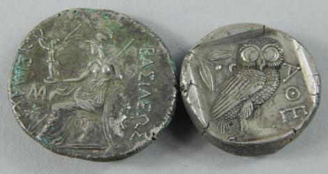 Two silver Tetradrachm