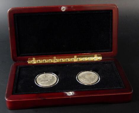 A presentation coin set