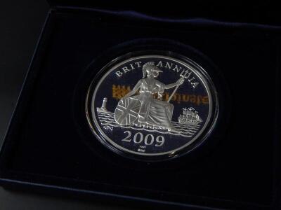 A 65th Anniversary of the D-Day Landings silver Britannia collector's coin - 3