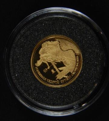 A Diamond Jubilee commemorative quarter gold sovereign - 2