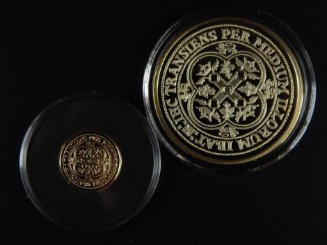 A Millionaires gold edition collection proof coin