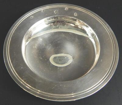 An Elizabeth II silver armada type dish