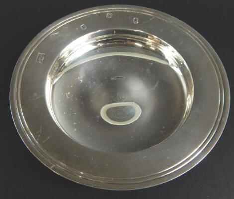 An Elizabeth II silver armada dish