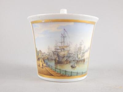 A Meissen cabinet type cup