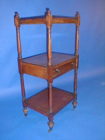 A 19thc mahogany whatnot