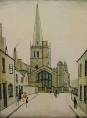 ‡Laurence Stephen Lowry (1887-1976). Burford Church