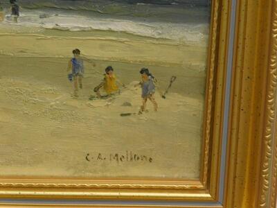 ‡Campbell Archibald Mellon (1876-1955). Gorleston on Sea - beach and harbour scene - 3