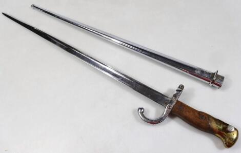 An 1878 model bayonet