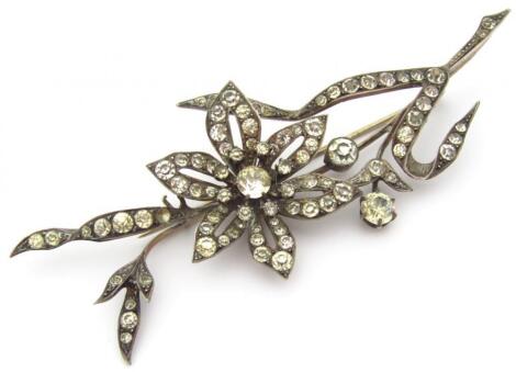 An early to mid-20thC French costume brooch