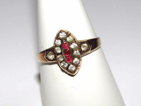 A ladies 9ct gold dress ring