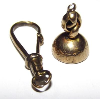 A miniature watch chain fob seal - 2