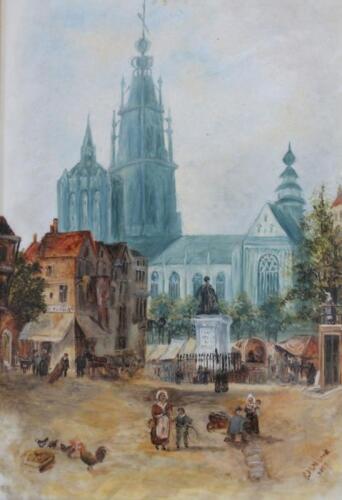 E M Morris (fl.1887). Antwerp Cathedral