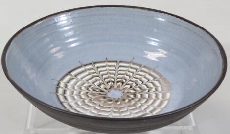 A mid 20thC Chipping Campden Studio pottery bowl