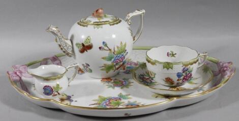 A 20thC Herend of Hungary part tea service