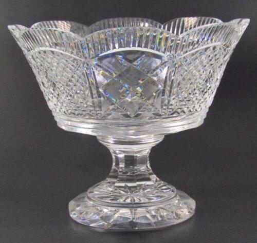 A 20thC Waterford heavy cut crystal footed bowl