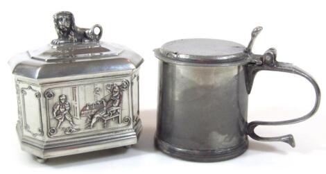 A BPC Tor pewter tankard