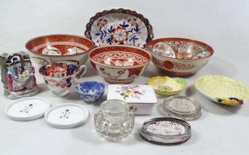 Various 19thC and later pottery