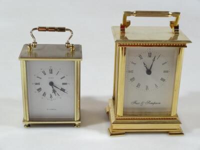 A modern Fax & Simpson carriage clock