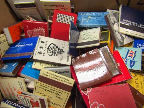 Various collectable match boxes