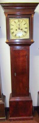 An early 19thC oak longcase clock - 2