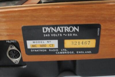 A Dynatron retro table top turn table - 4