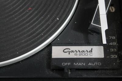 A mid-20thC retro teak cased HMV radiogram - 3