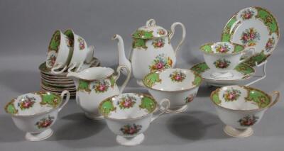 A mid-20thC Shelley part tea service