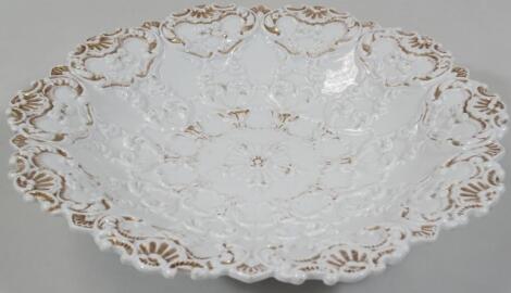 A 20thC Meissen dish