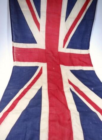 An early 20thC Union Jack cloth flag