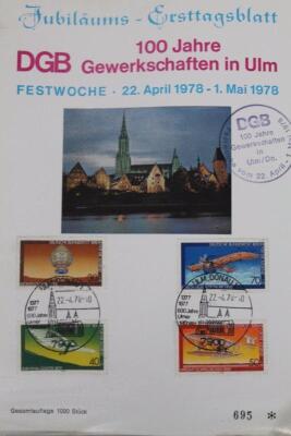 Twelve albums of German first day covers - 4