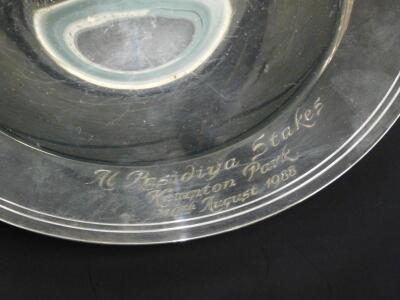 An Elizabeth II silver Armada type dish - 2