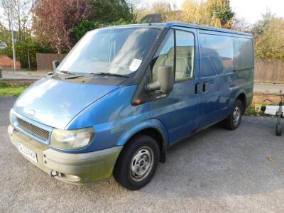 A 2003 Ford Transit 100 T280 van