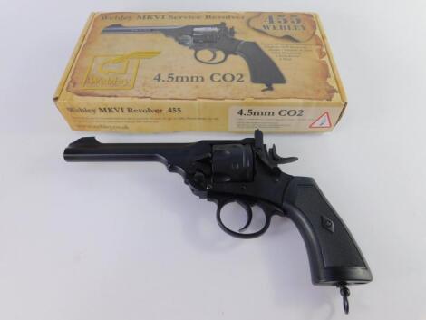 A Webley air pistol