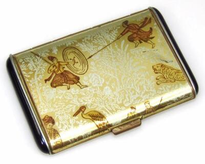 An early to mid-20thC Japanese cigarette case