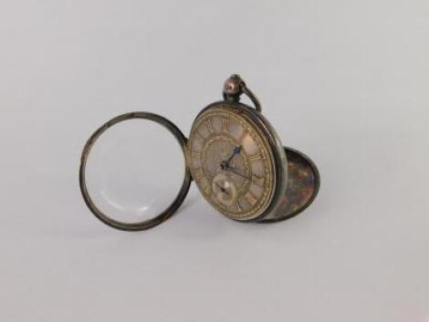 A Victorian silver gentleman's pocket watch