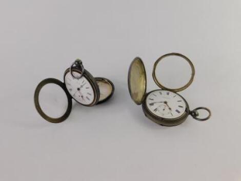A George V silver gentleman's hunter ocket watch