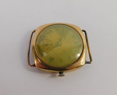 A Stolkace 9ct gold cased gentleman's wristwatch