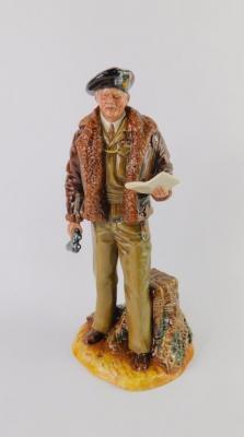 A Royal Doulton figure modelled as Field Marshal Montgomery HN3405