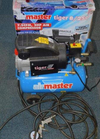 An Air Master Tiger 8/250 air compressor